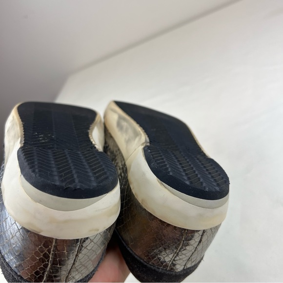 GOLDEN GOOSE Leather Animal Print Sneakers, Size 37 EU - Picture 9 of 15